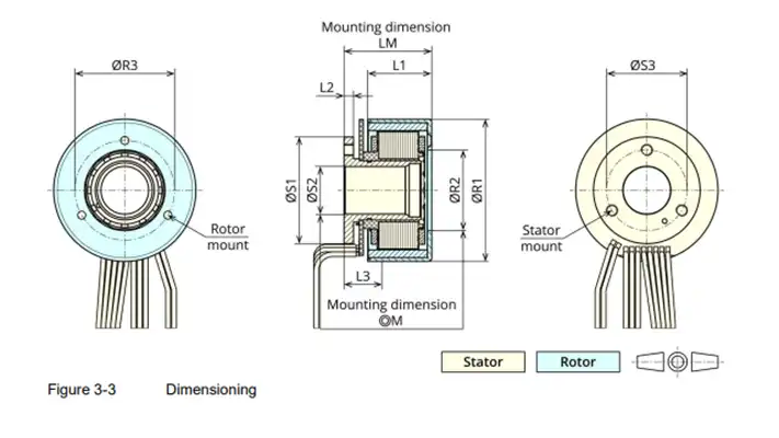 Frameless motor outline drawings.webp