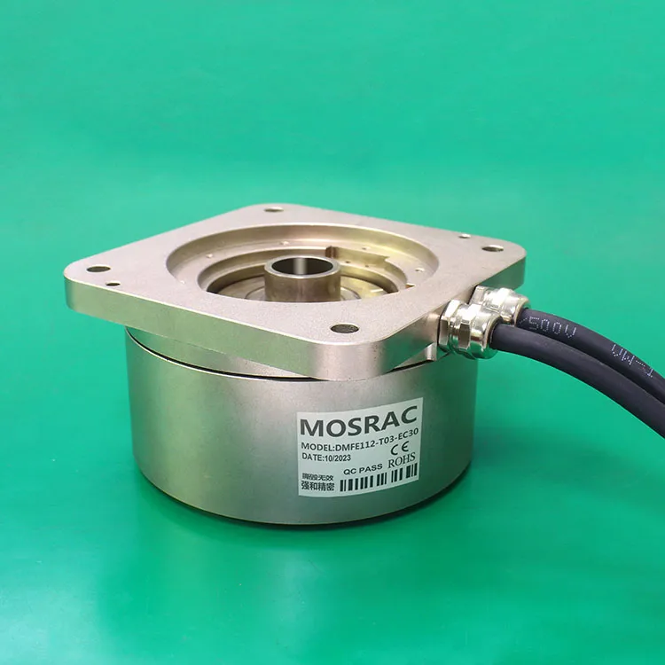 front view of the upturned fe-112 series direct drive rotary motor front view of the upturned fe-112 series direct drive rotary motor